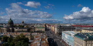 Смотровая площадка. Санкт-Петербург. Думская башня